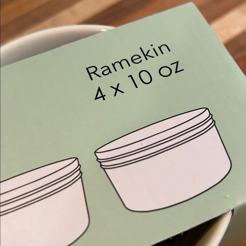 White Ramekins Set - 10 oz - Picture 2 of 4